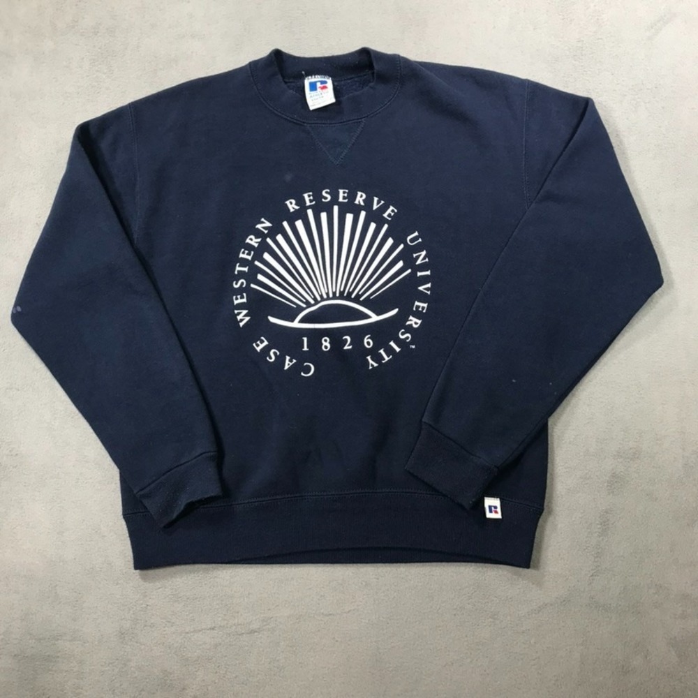 Case Western Reserves Spartans Sweatshirt Kids Large Vintage Russell Athletic *